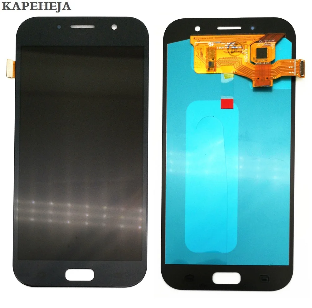 Super AMOLED ЖК дисплей для Samsung Galaxy A7 2017 A720 A720F A720M сенсорный экран дигитайзер в