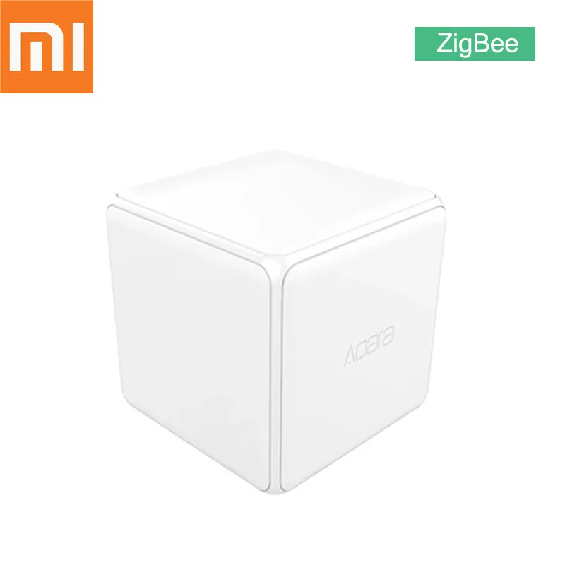 Оригинальный Xiaomi Mi aqara Magic Cube контроллер Zigbee версия контролируется шесть действия
