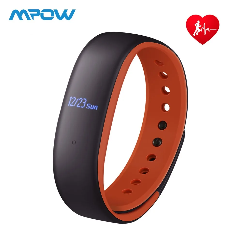 

Mpow IP67 Fitness Activity Tracker Smartband Sleep Monitor 24 Hours Heart Rate Monitor Wristband Call Message Reminder Bracelet