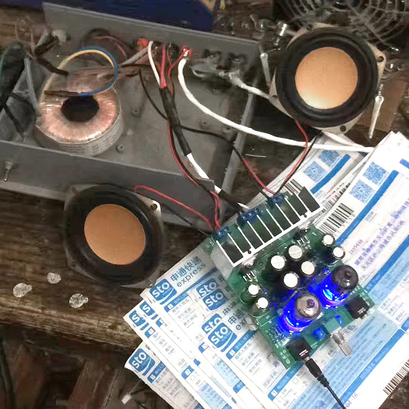 bass amp AIYIMA 6J1 Tube Preamplifier Audio Board LM1875T Power Amplifier Board 30W Preamp Bile Buffer Headphones Amplifier AMP DIY Kits plate amplifier