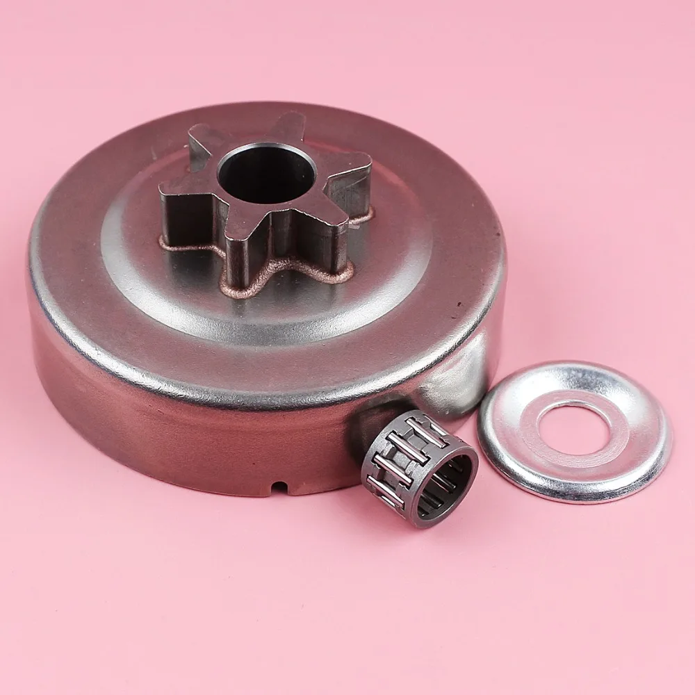 

3/8 6 Tooth Clutch Sprocket Drum For Stihl 017 018 MS170 MS180 025 MS250 Washer Needle Bearing Chainsaw Replace Spare Part