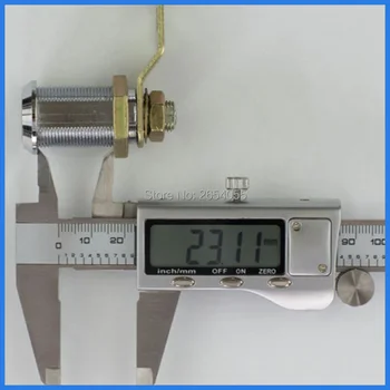 

10 pcs 30mm waterproof dustproof double bitted key cabinet cam lock with different keys