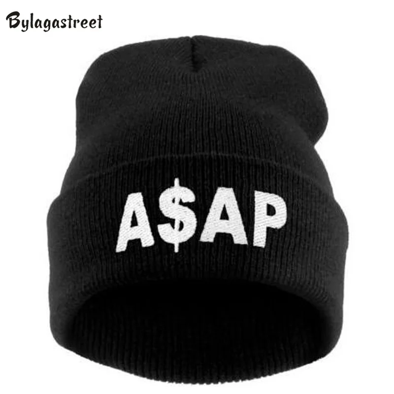 

2018 Letter ASAP Women and Men Fluorescence Candy Color Hip Hop Casual Beanie Hats Hot Sale Acrylic Bonnet Caps Muti Color