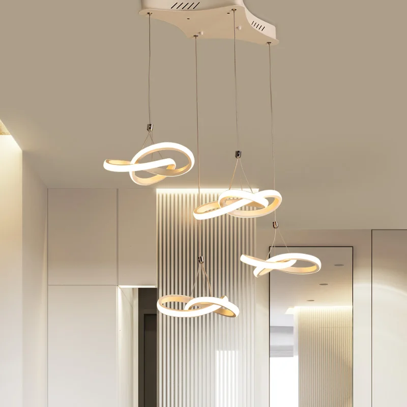 Современная светодиодная люстра акриловая лампа для столовой гостиной lampadario Lustre