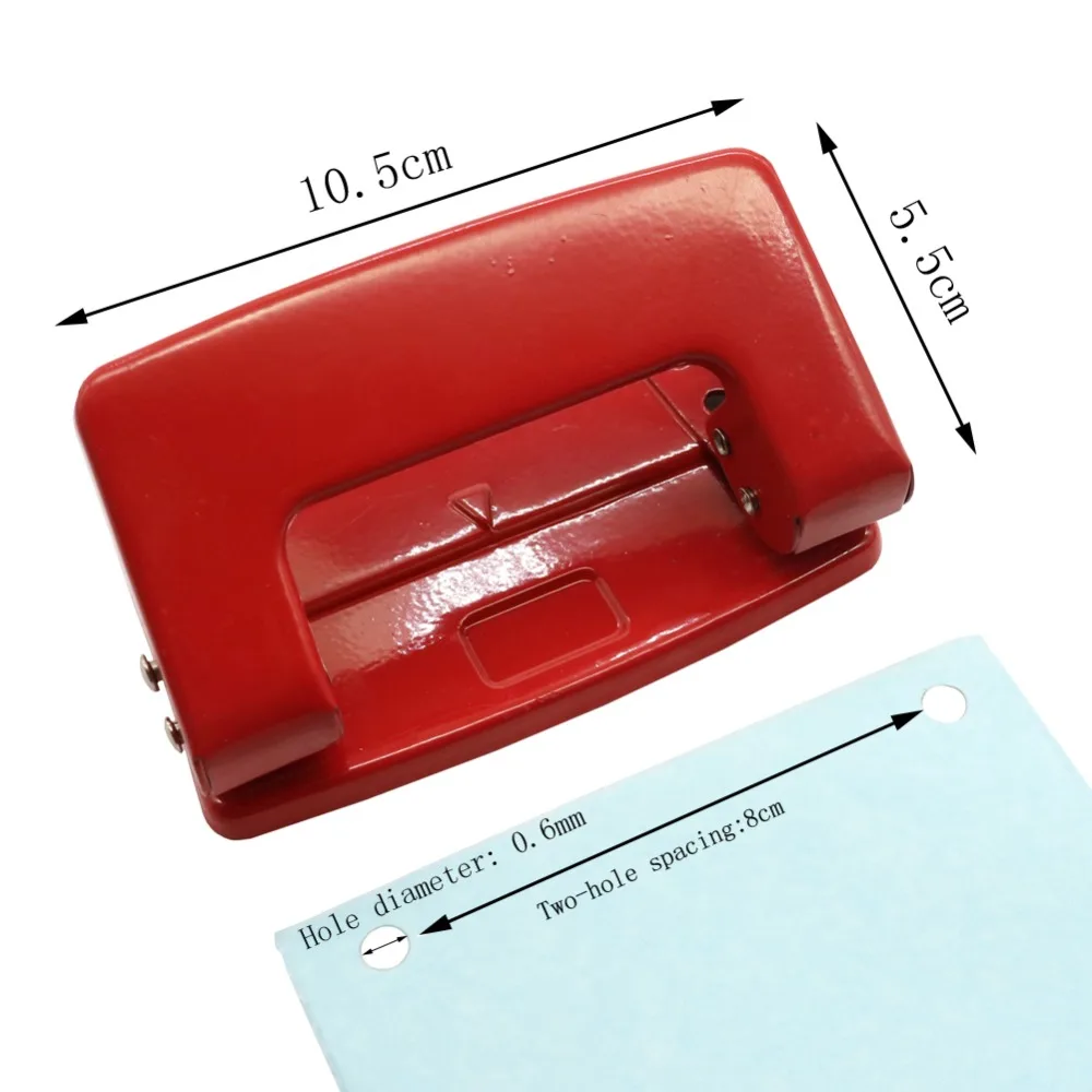 2 Hole Puncher Round Hole Puncher Stationery Paper Capacity 20 Sheets Hole  Size 6mm Hole Distance 3in for School Office - AliExpress
