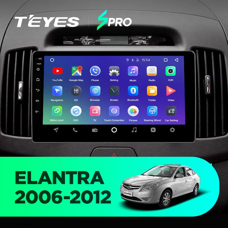 TEYES SPRO Штатное Головное устройство For Hyundai Elantra 2006-2012 GPS Android 8.1 aвтомагнитола магнитола автомагнитолы Андроид для Элантра 4 HD аксессуары штатная магнитола автомобильная мультимедиа