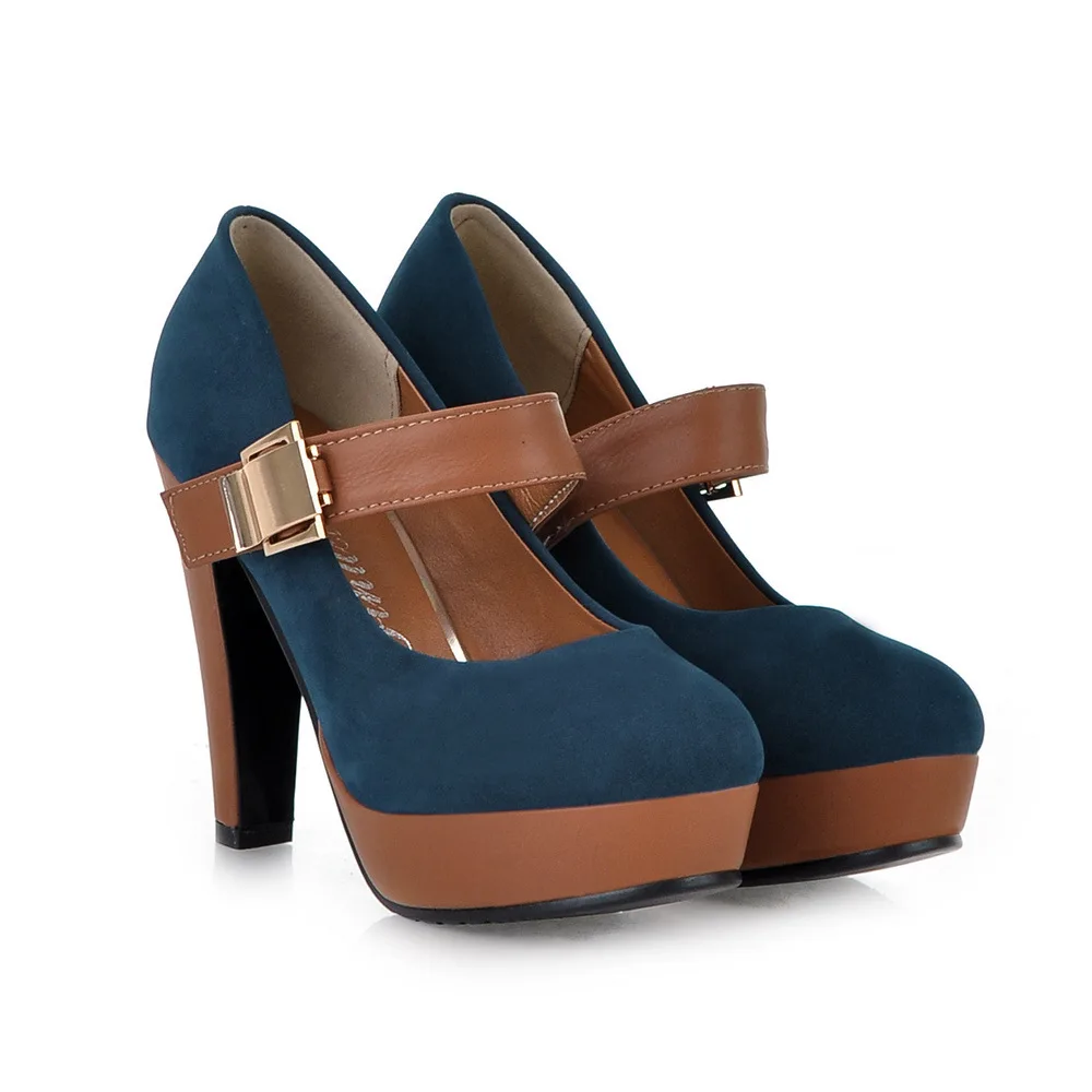 

GOXPACER Fashion Casual Women Shoes Round Toe Women Pumps High Heel Shoes Ultra High Heel Plus Size Thin Heels Shallow Mouth New