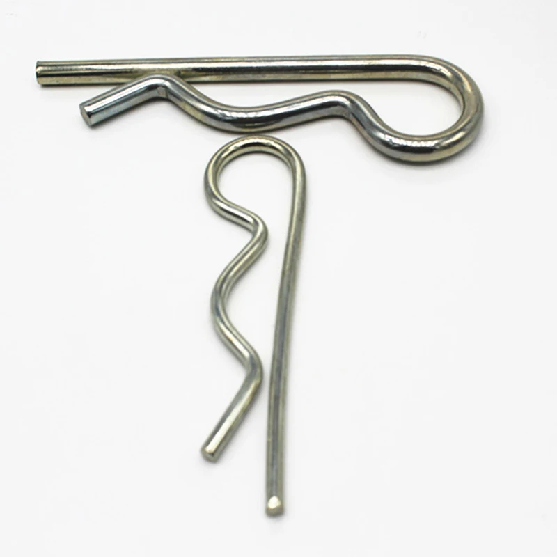 1.5 35 mm split wave pin galvanized steel Cotter pin closed