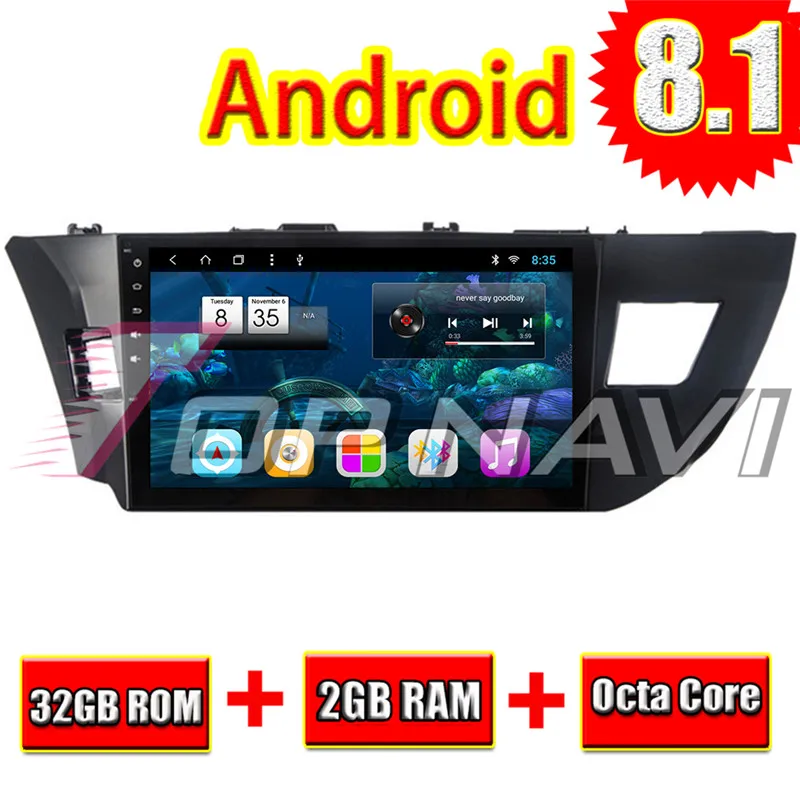 1din For Toyota Levin 2014