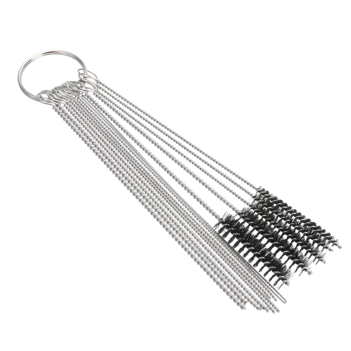 

Treyues Carburetor Carbon Dirt Jet Remove Tool Kit 10PCS Stainless Steel Cleaning Needles+5PCS Brushes For Auto Motocycle ATV