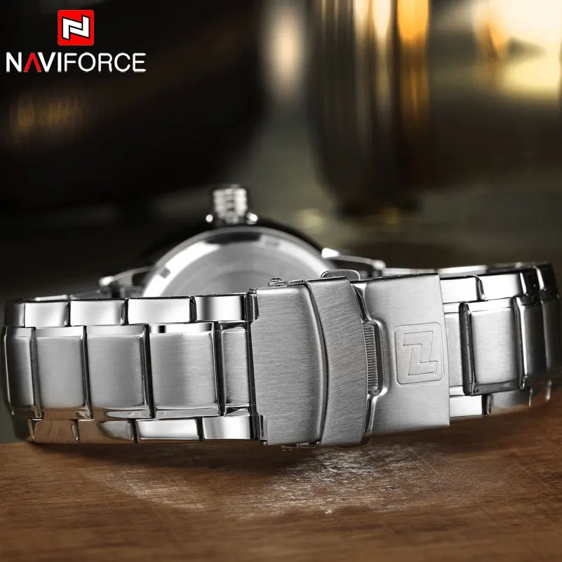 Часы NAVIFORCE мужские спортивные водонепроницаемые аналоговые