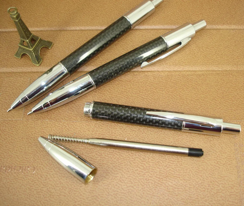 Фирменная шариковая ручка ACMECN, шариковые ручки из углеродного волокна для бизнеса, модные подарки для учителя, офисный письменный инструмент