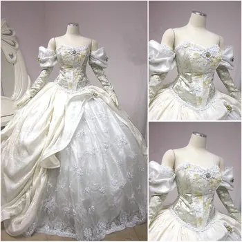 

HistoricalCustomer-made Victorian dress 1860s Civil war Dress Vintage Cosplay dresses Scarlett dress SZ US6-36 V-295