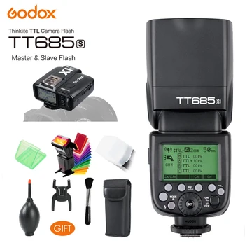 Godox TT685S 2.4G HSS TTL GN60 Wireless Flash Speedlite, X1S Trigger Transmitter for Sony A58 A7RII A7II A99 A9 A7R A6300 Camera
Godox TT685S 2.4G HSS TTL GN60 Wireless Flash Speedlite, X1S Trigger Transmitter for Sony A58 A7RII A7II A99 A9 A7R A6300 Camera