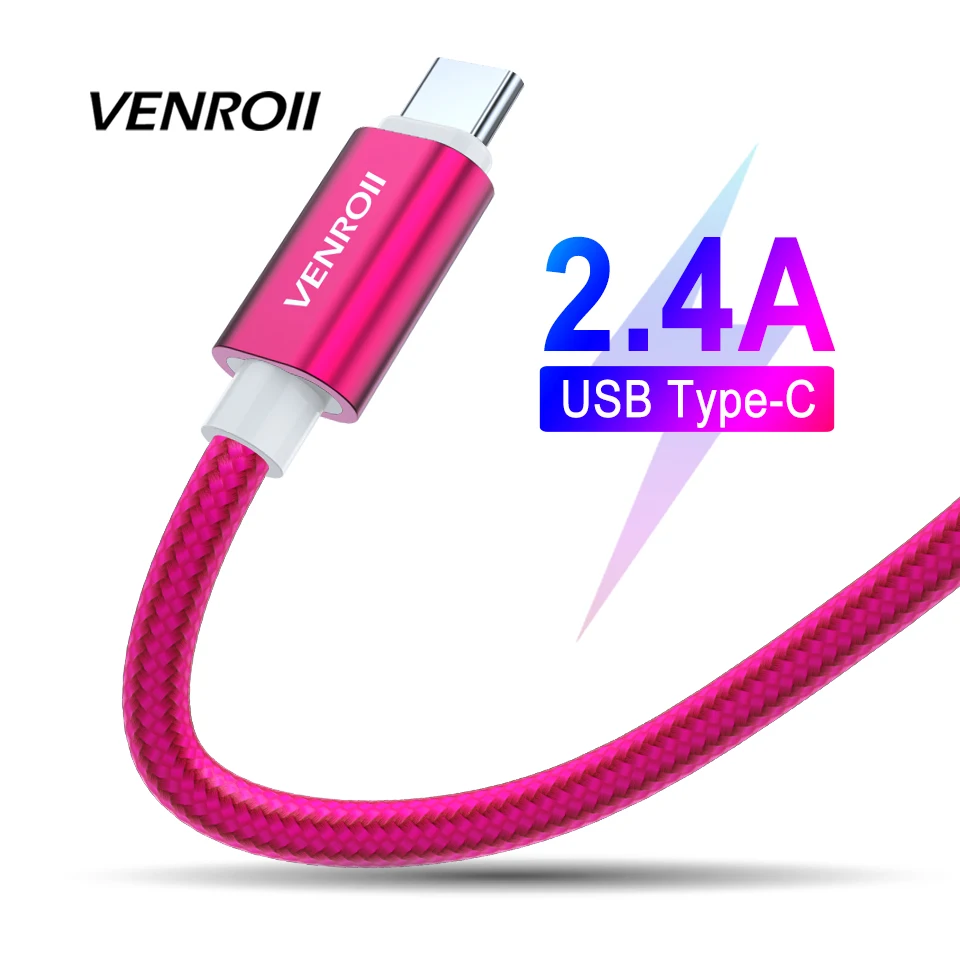 Кабель USB Type C 3 м 2 для телефонов Android быстрая зарядка синхронизация данных Kable Samsung