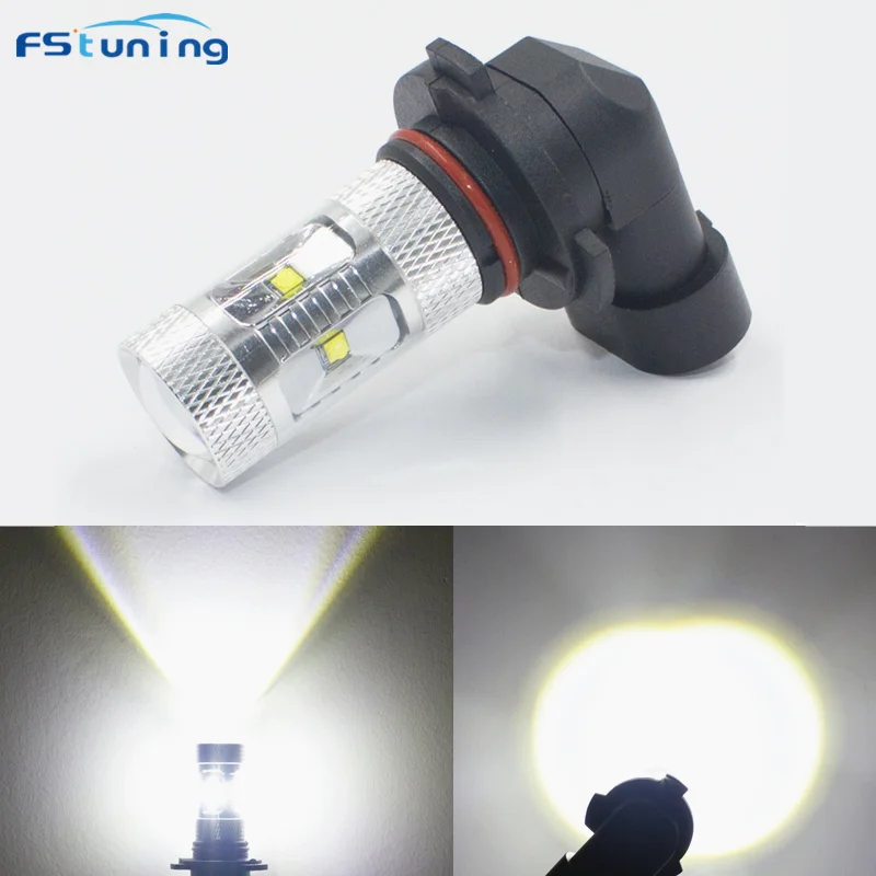 

FSTUNING 9005 9145 HB3 30W Led Car Fog Light Bulb DRL Daytime Running Light Projector Lens hb3 9005 headlight fog lamp tail lamp