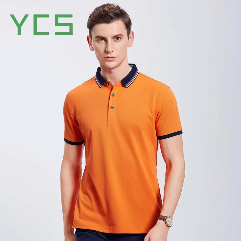 Футболка поло YCS Store с 9 узорами мужская хлопковая рубашка