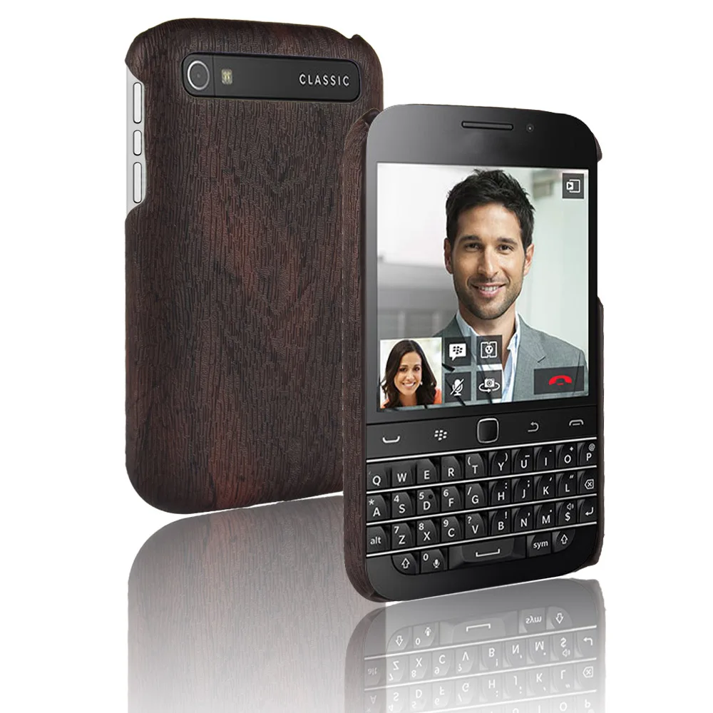 Чехол для BlackBerry Classic Q20 чехол из искусственной кожи под дерево защитный жесткий