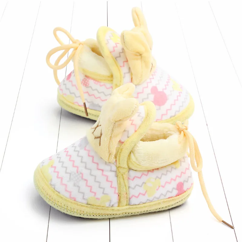 Indoor First Walkers Baby Shoes Cotton Anti-slip Booties Winter Wammer Baby Girl Boy Shoes Newborn Slippers Footwear Booties (38)