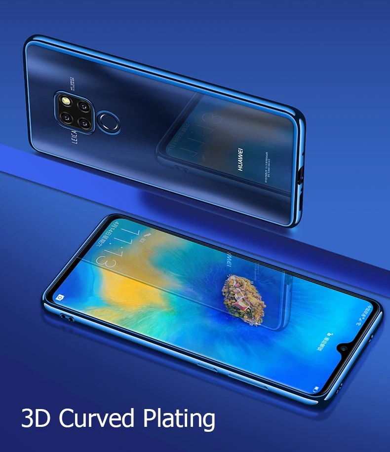 Чехол для huawei mate 20 Pro, роскошный чехол из ТПУ с лазерным покрытием для huawei mate 20 X, мягкий прозрачный Силиконовый противоударный чехол