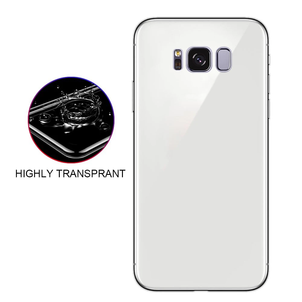 Мягкий пластиковый прозрачный Простой Модный защитный чехол для Samsung Galaxy
