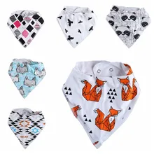 4 шт./lotinfant нагрудник мультфильм новорожденных детские нагрудники дважды слоя малышей Треугольники шарф baberos Bebes bababor слюны Полотенца Интимные аксессуары