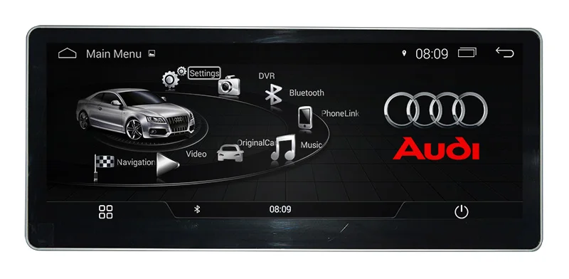 10,2" Android 7,1 автомобильный dvd-плеер для Audi A4 B9 gps навигация авто радио aux wifi Мультимедиа 2G 32G carplay