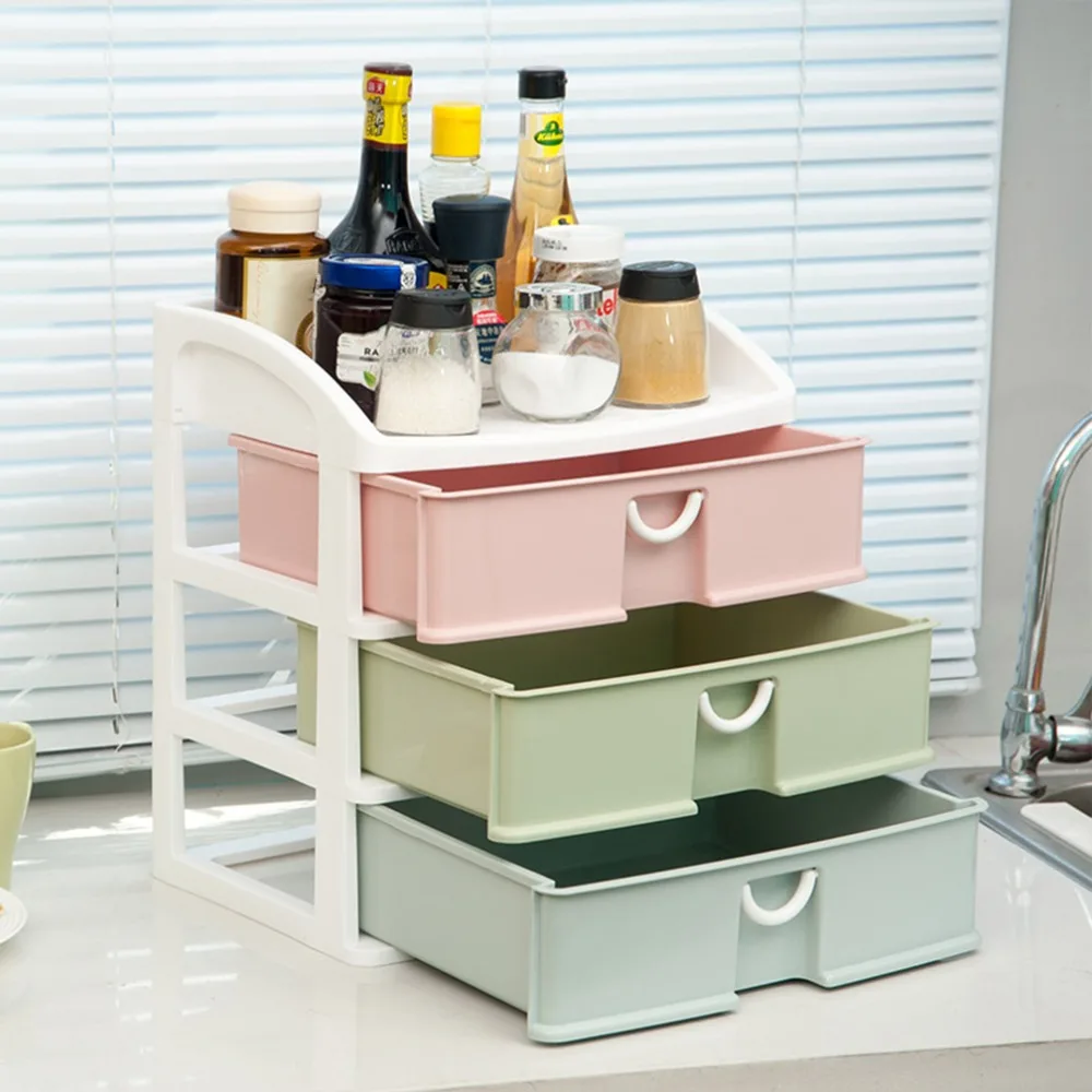 Desk Drawer Makeup Storage Organizer Collection Box Top Shelf