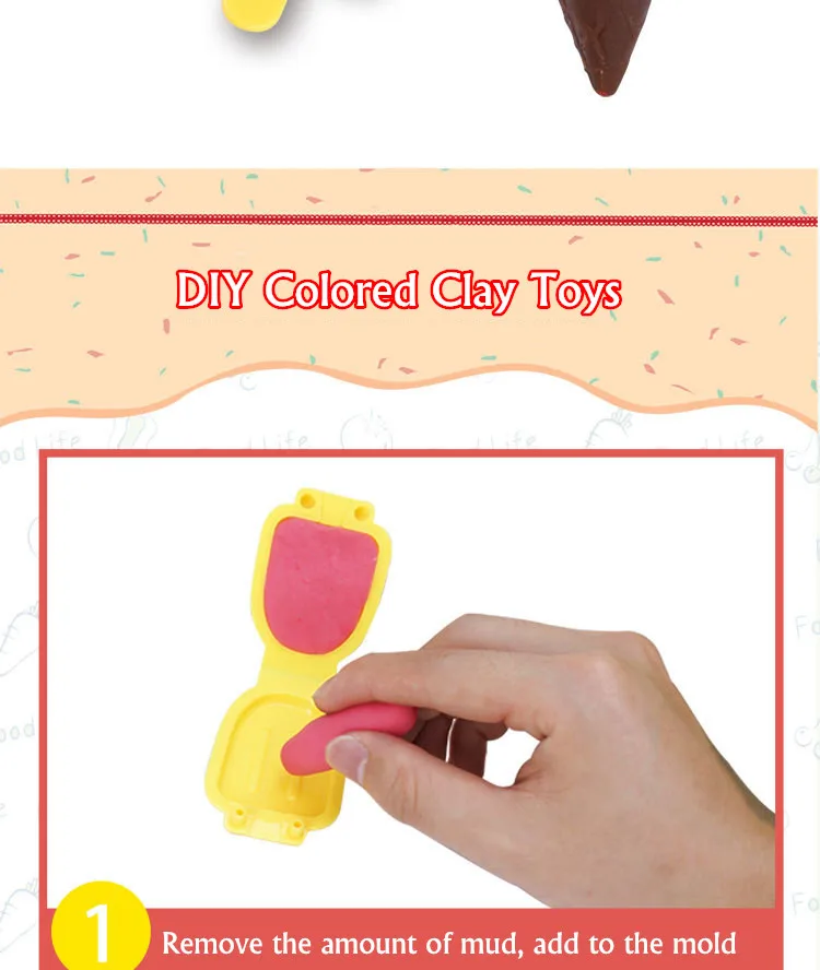 LittLove глина для лепки DIY 3D воздушные инструменты для сушки набор сплошной цвет кухонный пищевой Пластилин Полимерная глина обучающие игрушки для детей