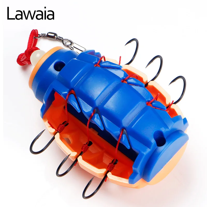 Lawaia рыболовные крючки Hawkeye анти-висящий крючок Lseuni Monster Bomb Mine принадлежности