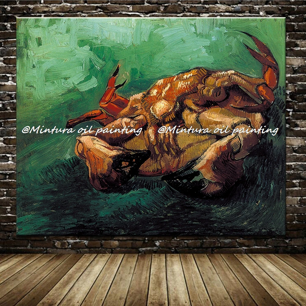 

Handmade Reproduction A Crab On Its Back By Vincent Van Gogh Oil Painting On Canvas,Handmade Animal Pictures For,Home Decoration