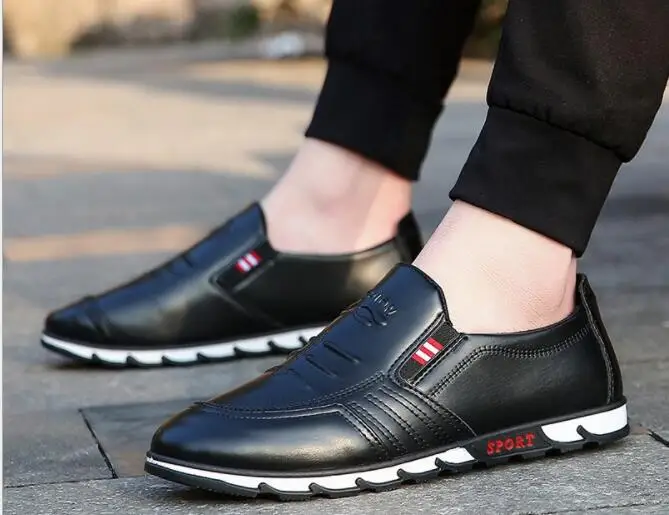 

2019 2018 autn new men's business casual shoes lazy casual shoes