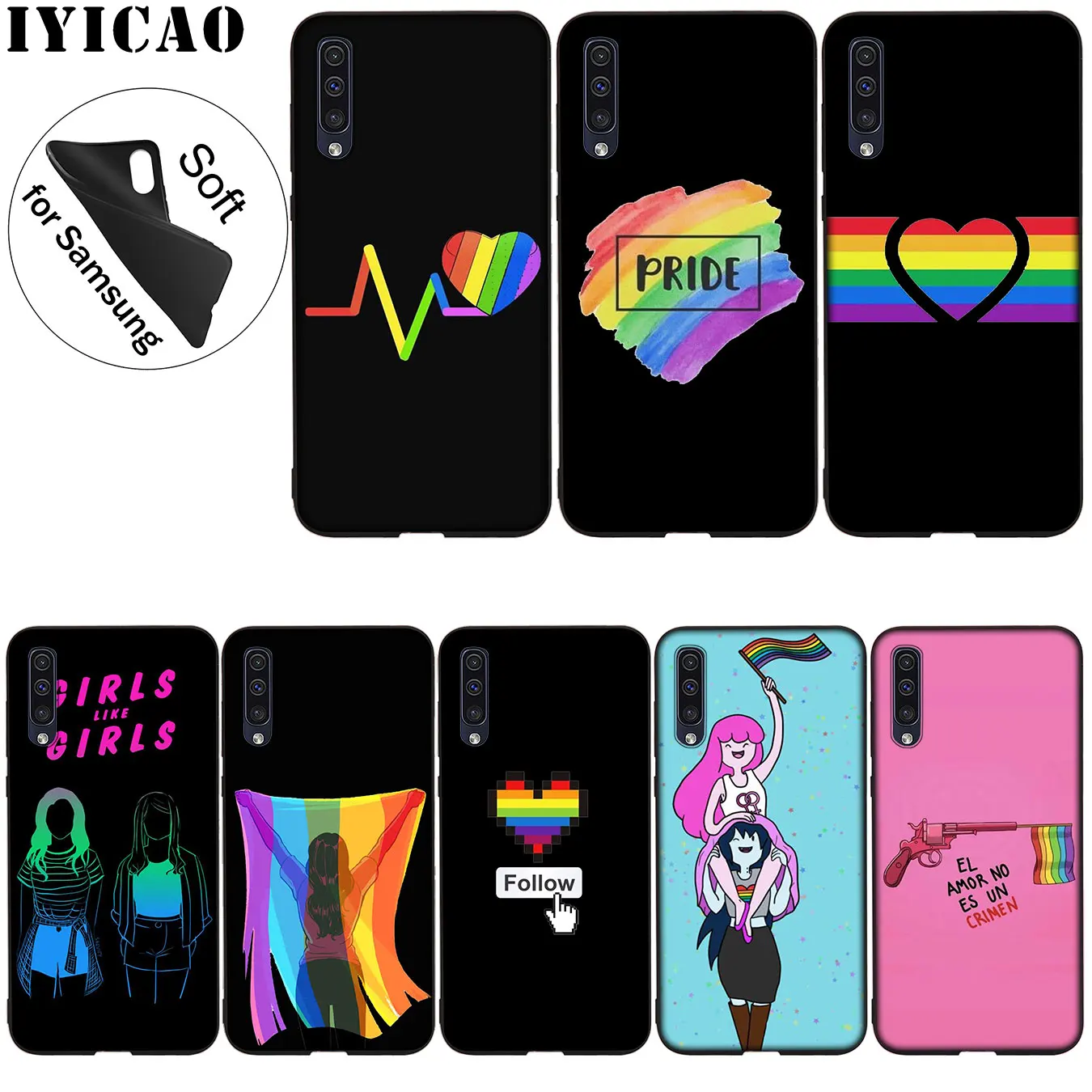 Мягкий чехол для Samsung Galaxy A70 A60 A50 A40 A30 A20 A10 A50S A40S A30S A20E A10S |
