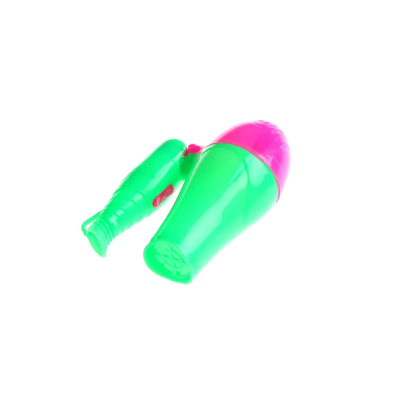 

1PCS Children Pretend Play Plastic Folding Hair Dryer For Doll 18 Inches Girl Doll Accessories Random