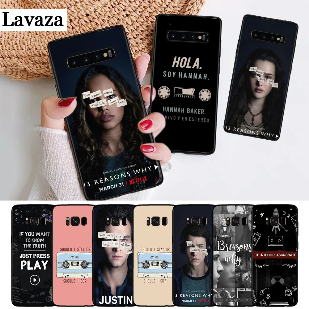 

Lavaza 13 Reasons Why New Design Silicone Case for Samsung S6 Edge S7 S8 Plus S9 S10 S10e Note 8 9 M10 M20 M30
