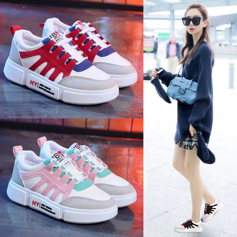 Little White Shoes Fashion All-match Women's Shoes 2018 Autumn new Chi running sneakers