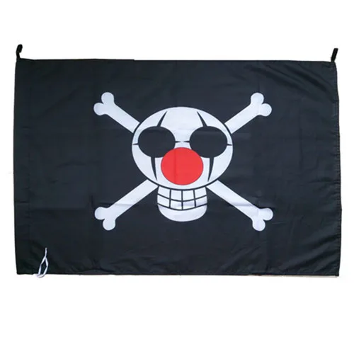 High Quality One Piece Luffy Flag Jolly Roger Pirate Flag cosplay Flags ...