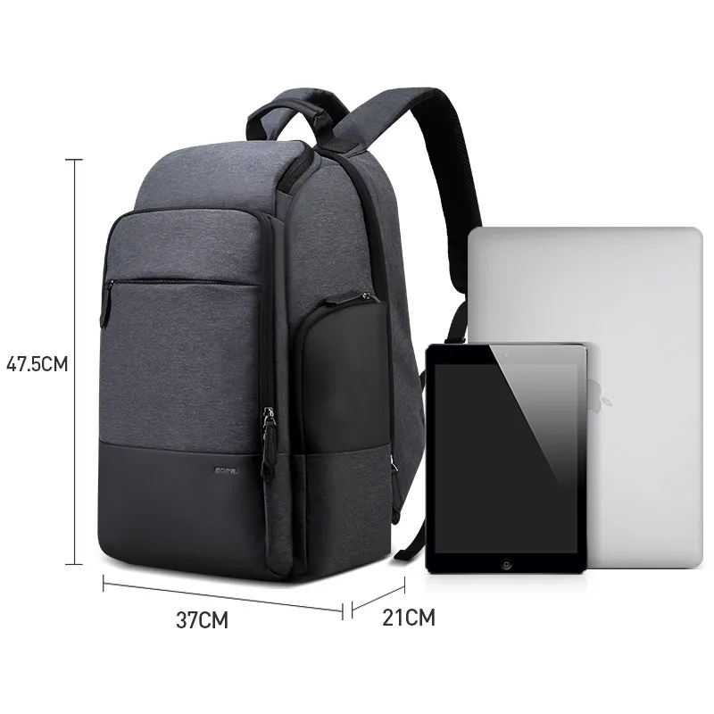 Women Men Business Messager Bags Black Travel Racksacks Unisex Laptop Backpack
