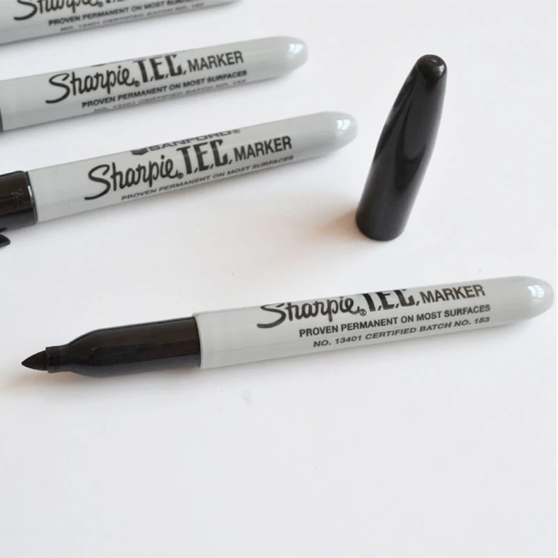 

sharpie TEC permanent marker 13401 fine point trace element certified mark on metals such as stainless steel and titanium