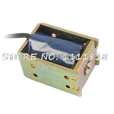 

DC 24V Linear Motion Open Frame Electromagnet Solenoid 0.75A