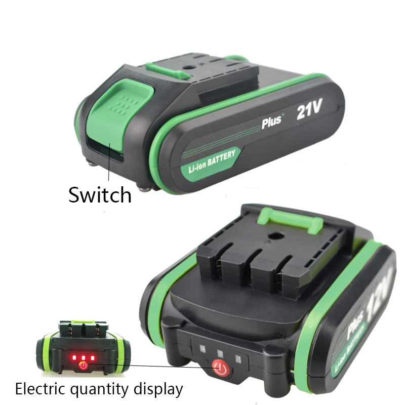 21V New Style Electric Power Battery Drill Home Diy Power Impact Drill Electric Screwdriver Hand Drill Cordless Tools Rotary Bit