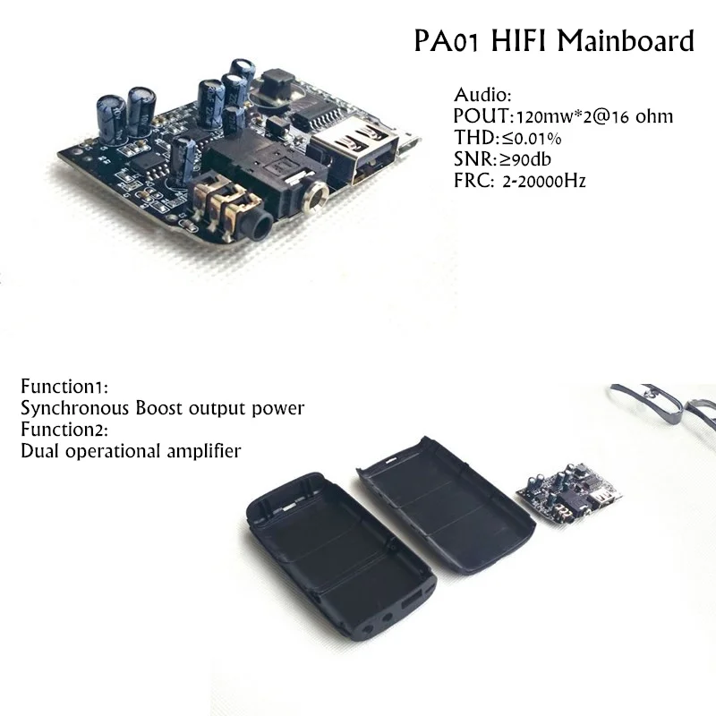 Artextreme PA01 Professional HiFi Headphone Amplifier Power Bank DIY Assembly Kits Audio Amp Classic Large Power Headphone Amp