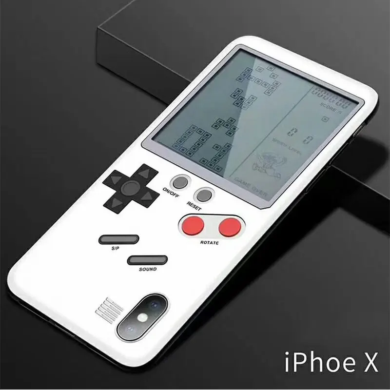 Ретро Play Tetris GameBoy чехол для телефона для Apple iPhone X iPhone 6 6s Plus 7 8 Plus чехол Чехол для игры мальчик подарок для ребенка