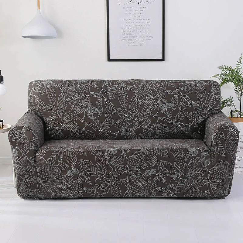 Sofa-slipcover плотная обертка все включено скольжению секционный эластичный Полный угловой диван крышка l-образный диван 1/2/3/4 местный 1 шт - Цвет: color 19