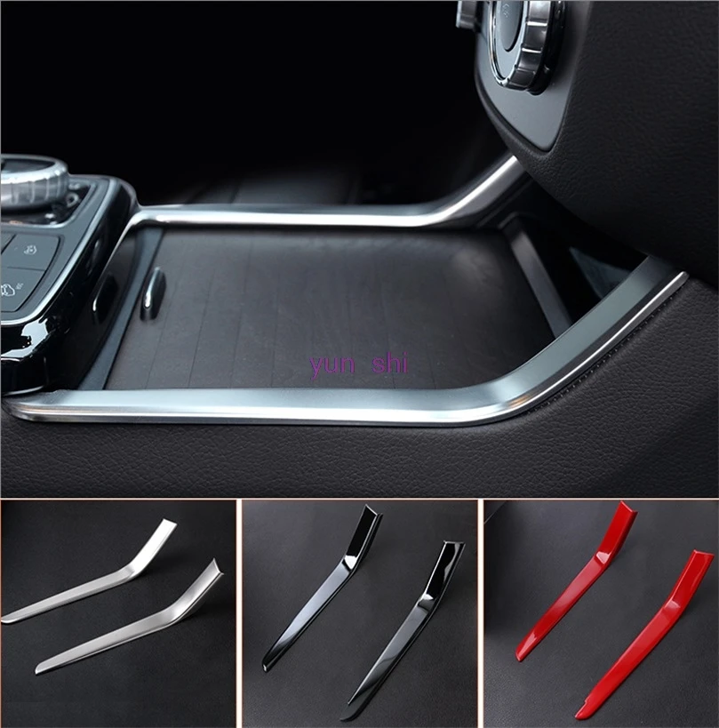 3 color Car Center Console side Trims frame covers car-styling For  Mercedes Benz GL ML GLE GLS class GLE320 350 ML400 GL450 etc