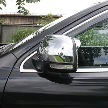 

For Jeep Grand Cherokee 2014-2018 ABS Chrome Car Rearview Mirror Decoration Cover Trim 2pcs Car Accessories