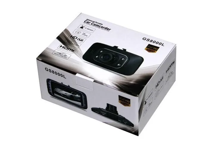 Full HD 1080P Car DVR HDMI Camera Video Recorder Dash Cam G-sensor 2.7''GS8000L 