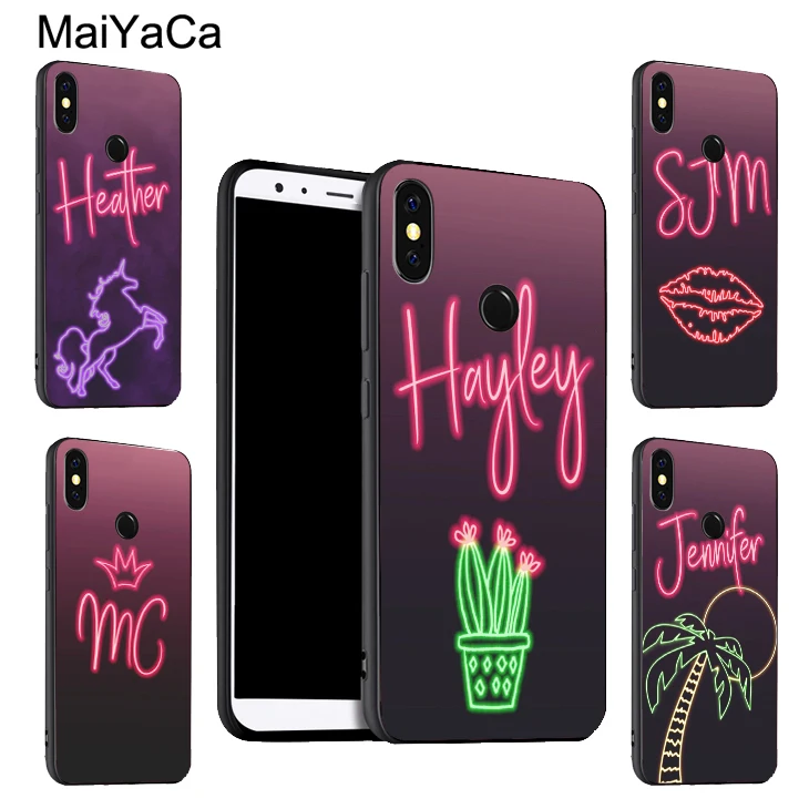 Чехол MaiYaCa NEON для POCO X3 F2 Pro F1 Red mi Note 9 8 T 7 9S 9C Mi 10 Lite A3 9T|Бамперы| |