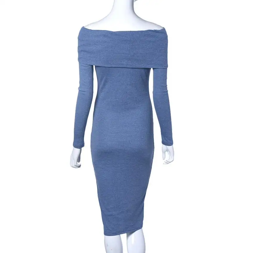 font b Women b font font b dresses b font girl summer Long Sleeve Off font b Women b font font b dresses b font girl summer Long Sleeve Off