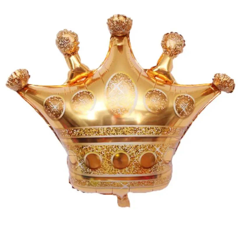 

New crown gold mini Foil Balloon Kids Happy Birthday Party Decoration Cute Inflatable Air Balloon Wedding Decor 29*29CM